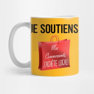 je soutiens mes commerçants Mug